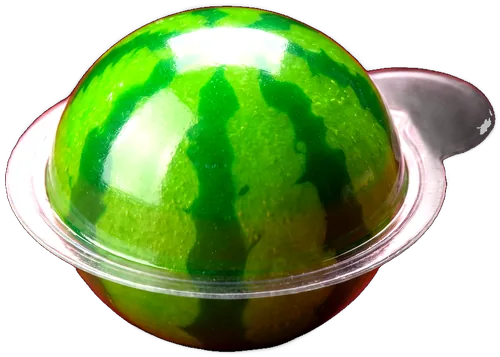 Watermelon gummy in its shell