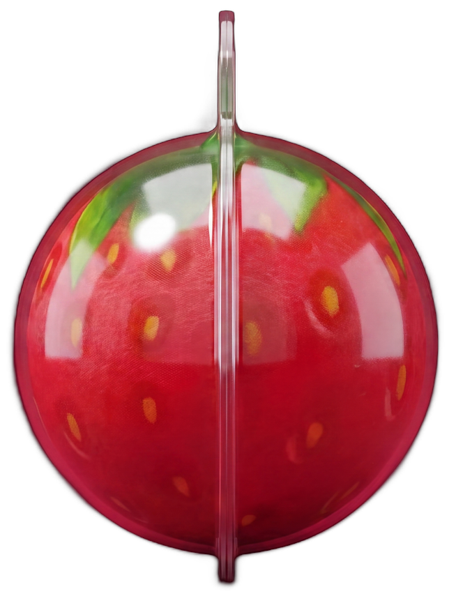 SUSO gummy ball sealed in its printed wrapper