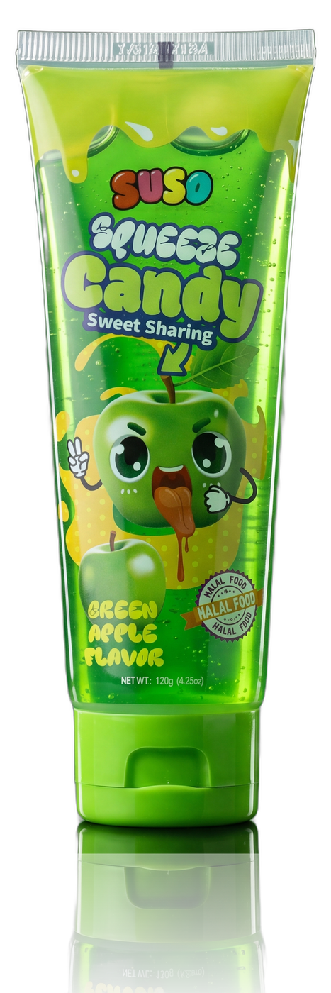 Green Apple squeeze tube