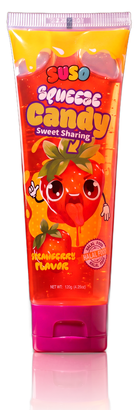 SUSO Squeeze Candy strawberry tube