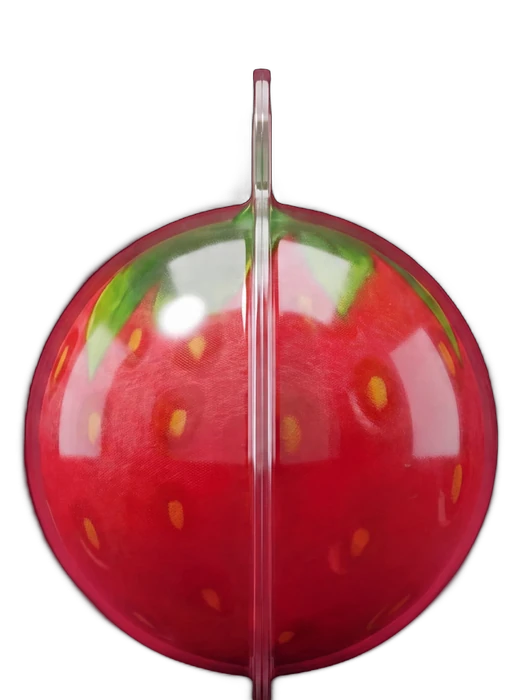 Strawberry gummy in its shell