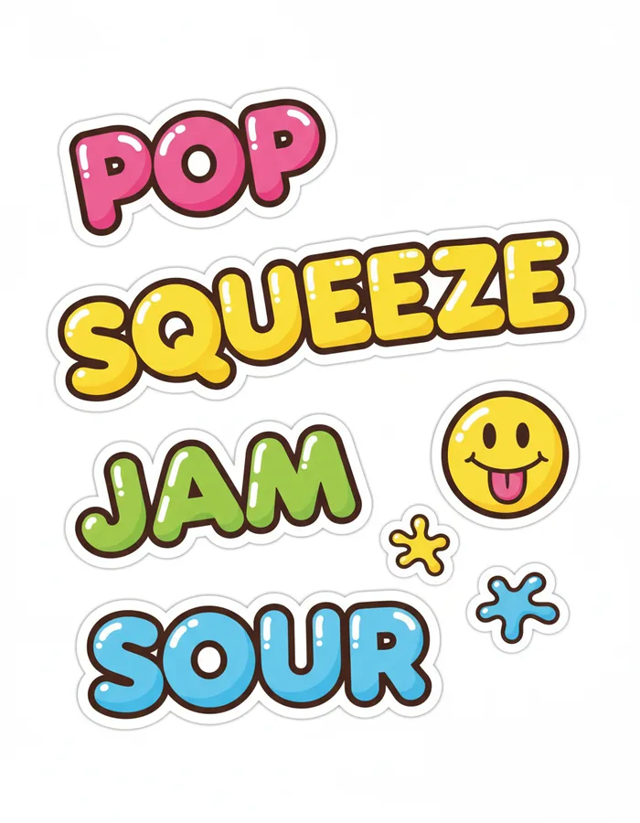 SUSO sticker sheet