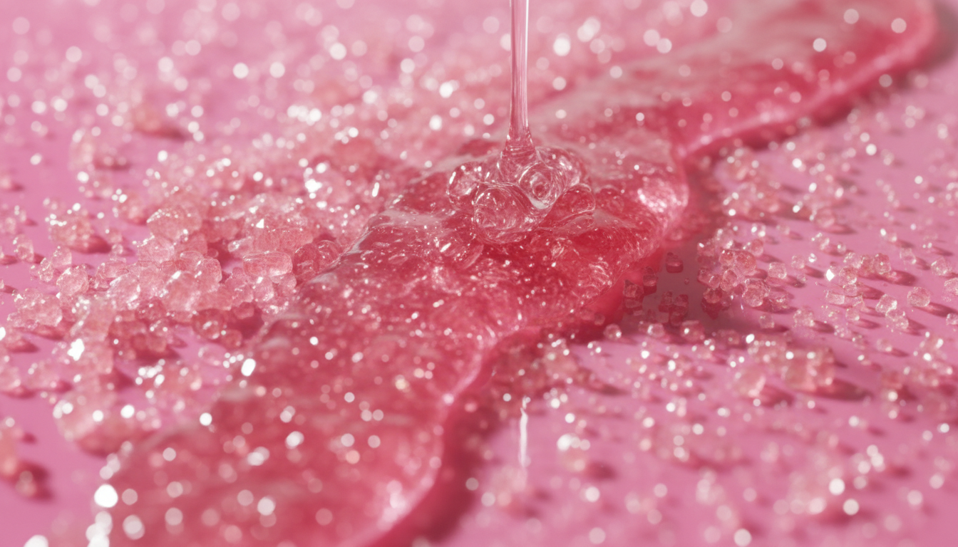 Sour sugar crystals macro